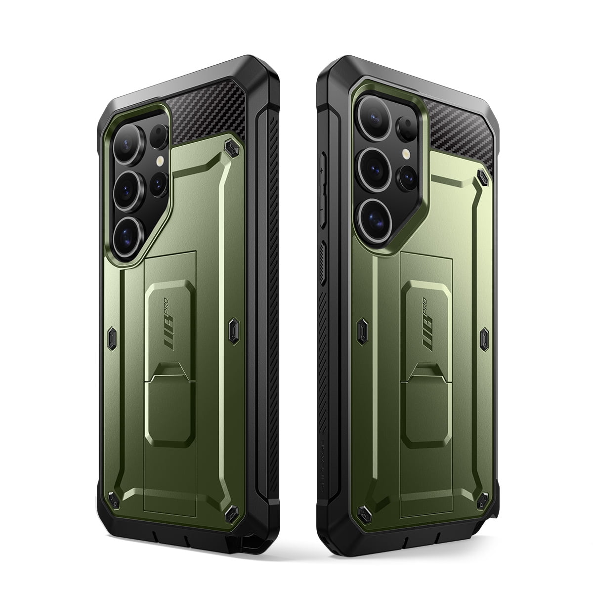 SUPCASE for Samsung Galaxy S25 Ultra Case with Stand, [Unicorn Beetle Pro] [2 Front Frames] [Built-in Screen Protector & Belt-Clip] Military-Grade Protection Phone Case for Galaxy S25 Ultra, Guldan
