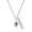 Silvertone, variant on Delight Jewelry Silvertone Black Spider on Web Spinner Silvertone Sisters Best Friends Forever Bar Charm Necklace, 23"