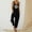 EliteGoogv#Black, variant on Womens Overalls Casual Graphic Loose Fit Button Down Bib Jumpsuit For Women Suspender Pants Black S