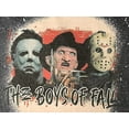 thumbnail image 2 of The Boys of Fall Bleached T Shirt for Women Halloween Horror Movies Tee Tops Novelty Graphic Short Sleeve Shirts, 2 of 3