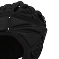 thumbnail image 7 of EVA Sponge Rugby Headgear Head Protector Elastic Soccer Protector Sport Football Hat for Skateboard Baseball Roller Skating Adult Black, 7 of 7