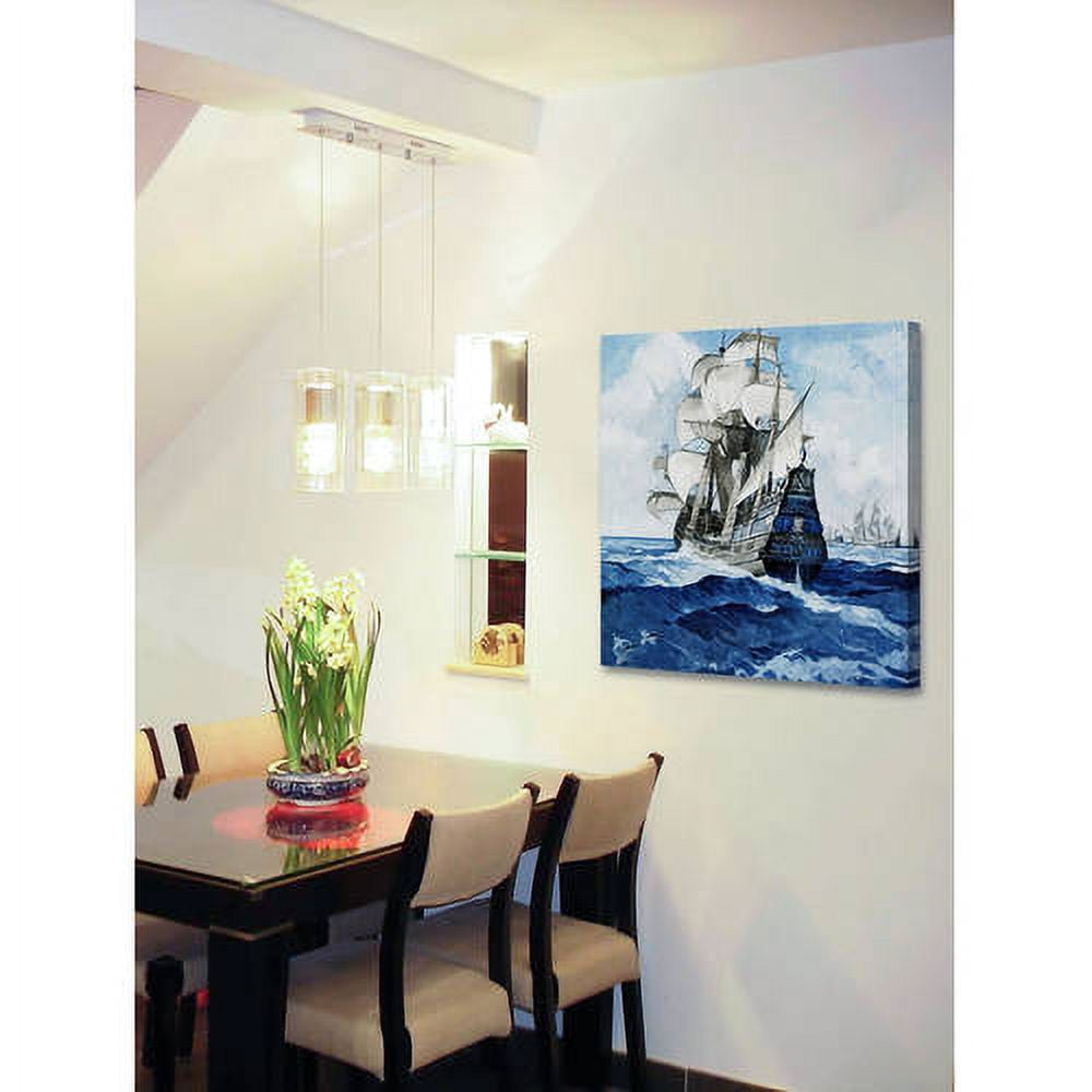 "Coming to Shore" Painting Print on Wrapped Canvas