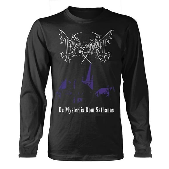 Mayhem  Adult De Mysteriis Dom Sathanas Long-Sleeved T-Shirt
