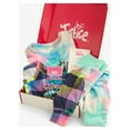 thumbnail image 2 of Justice Girls Holiday Sleep Gift Box - 4 Piece Set includes a Long Sleeve Button Front Onesie, Long Sleeve Crew Neck Top with Jogger Bottoms, and a Hair Scrunchie Set, Sizes 5-18 PLUS, 2 of 4