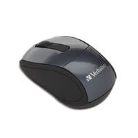 Verbatim Wireless Mini Travel Optical Mouse, Graphite