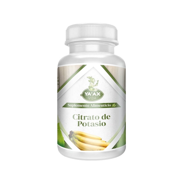 Citrato de Potasio YAAX VIDA CÁPSULAS DE CITRATO DE POTASIO