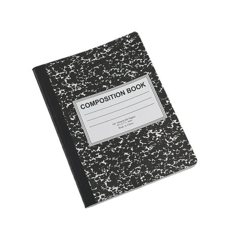 WYQLFSB Note Book Wide Ruled Notebook Composition Notebooks Wide Ruled Composition Book Wide Notebook PaperSewn Binding Cover Assorted Colors Cuaderno Black One Size