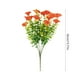 thumbnail image 3 of Flores artificiales | Arreglo de ramo de boda | Tallos decorativos de seda, ramas florales realistas y sin mantenimiento, multicolor, 7 horquillas, 35 cm para casa, exterior, decoración de patio, 3 of 5