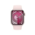 thumbnail image 2 of Restored Apple Watch Series 9 [GPS 41mm] Pink Aluminum Case with Pink Sport Band, 2 of 8