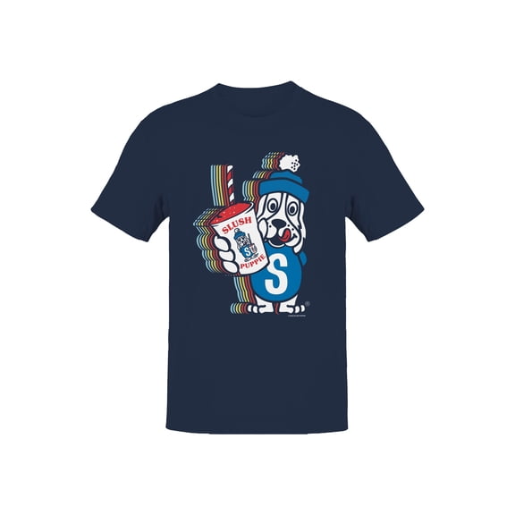 Officially Licensed Slush Puppie Retro Puppie Graphic Men's T-shirt