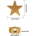 thumbnail image 6 of SourceTon 100 Pieces Star Spacer Beads Charms Pendents Beads for Arts Crafts DIY Necklace Earring Bracelet Jewelry Crafts Making (Gold), 6 of 8