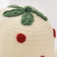 thumbnail image 7 of Children Winter Hats Baby Girls Knitted Hat Crochet Knitted Winter Hat Breathable Warm Hat Kids Knitted Beanie for Baby Boys,1-4 Years,A57-White, 7 of 7