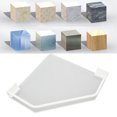 thumbnail image 4 of Drill Free Acrylic Bathroom Storage Shelf Space Aluminum Wall Mounted Organizer Floating Shelf Bathroom Storage Rack Simple Houseware, 4 of 8