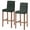 Forest Green, Deep Emerald, Rust, Amber, variant on Rustic Wildflower Bar Stool Covers - Stretch Dining Chair Covers Set of 6, Summer Floral Botanical Bar Chair Cover Removable Counter Stool Pub Chairs Slipcovers Protectors for Kitchen/Cafe