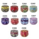 thumbnail image 1 of Las latas de hierro suministran nuevas latas de dulces en forma de tambor, latas redondas, latas de velas de estilo étnico de hojalata de 4,4 onzas, 1 of 2