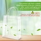 thumbnail image 5 of 10 Bolsas de Regalo de PVC Transparente con Asas, Bolsas de Plástico Reutilizables, Bolsa de Compras Transparente para Fiesta de Navidad, 5 of 7