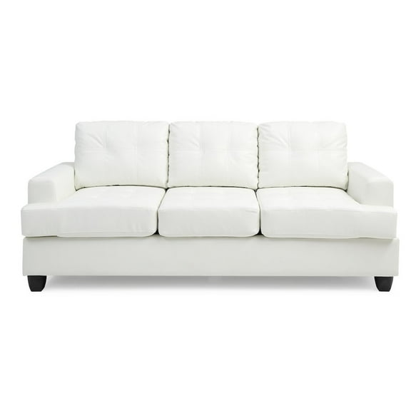 Glory Furniture Sandridge Sofa in White Color