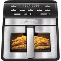 Gourmiaa Digital Air Fryer with Window and Light, 8-Quart, Black