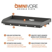 Blackstone Original Outdoor Griddle, 28 Inch 2-Burner Flat Top Grill with Hard Cover, Black