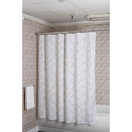 Croydex Af583339yw Shower Curtain In Teal Rings Walmart Com