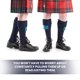 thumbnail image 5 of Calcetines estilo kilt estilo Piper lavables a máquina de Claymore Imports. Los mejores calcetines escoceses para hombre (azul marino, talla extra pequeña = juvenil)., 5 of 6