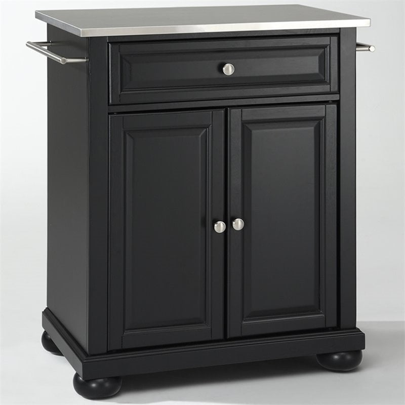 Bowery Hill Stainless Steel Top Kitchen, Kitchen Island With Granite Top Canada