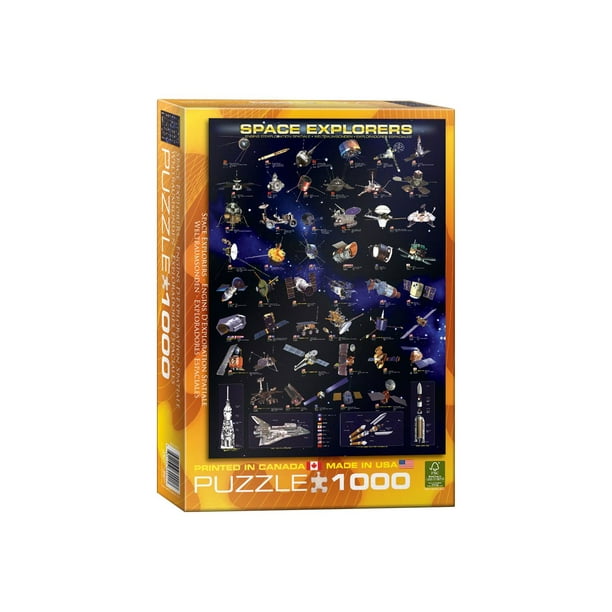 EurographicsPuzzles - Explorateurs de l'Espace - puzzle - 1000 Pièces