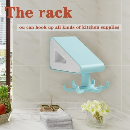 

Follure Hanging Multifunctional Kitchen And Bathroom Hook With Long Pole