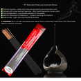 thumbnail image 4 of Aroma Depot Vanilla Fantasy 19" Incense Sticks – Hand-Dipped Long-Lasting Fragrance, 4 of 8