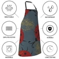 thumbnail image 5 of Goofa Ladybug Printed Waterproof Apron 33" Chef Aprons for Men Heavy Duty Chemical Work Apron Adjustable Bib Apron, 5 of 9