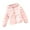 Pink, variant on Toddler Girls Metallic Shiny Padded Winter Coat Hooded Puffer Jacket Warm Outerwear