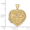 thumbnail image 4 of Médaillon Cœur "Love you always" en Or Jaune 14K, 4 of 4
