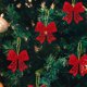 thumbnail image 3 of Tree shape 10 piezas Bowknot decoraciones para árboles de Navidad pajarita roja colgante de árbol, 3 of 5