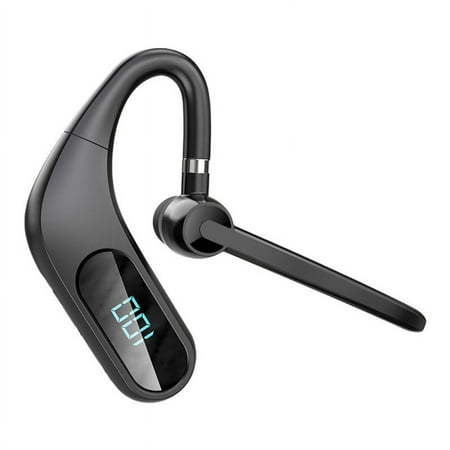 Ear-hook Wireless Earphone for iPhone 16/Pro/Max/Plus - Headphone Boom Mic Handsfree Single Headset Over The Ear for iPhone 16/Pro/Max/Plus