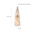 thumbnail image 3 of Christmas Modern Glowing Ceramic Christmas Tree Light Decoration For Home Christmas House Santa Deer Elk Figurine New Year, 3 of 5