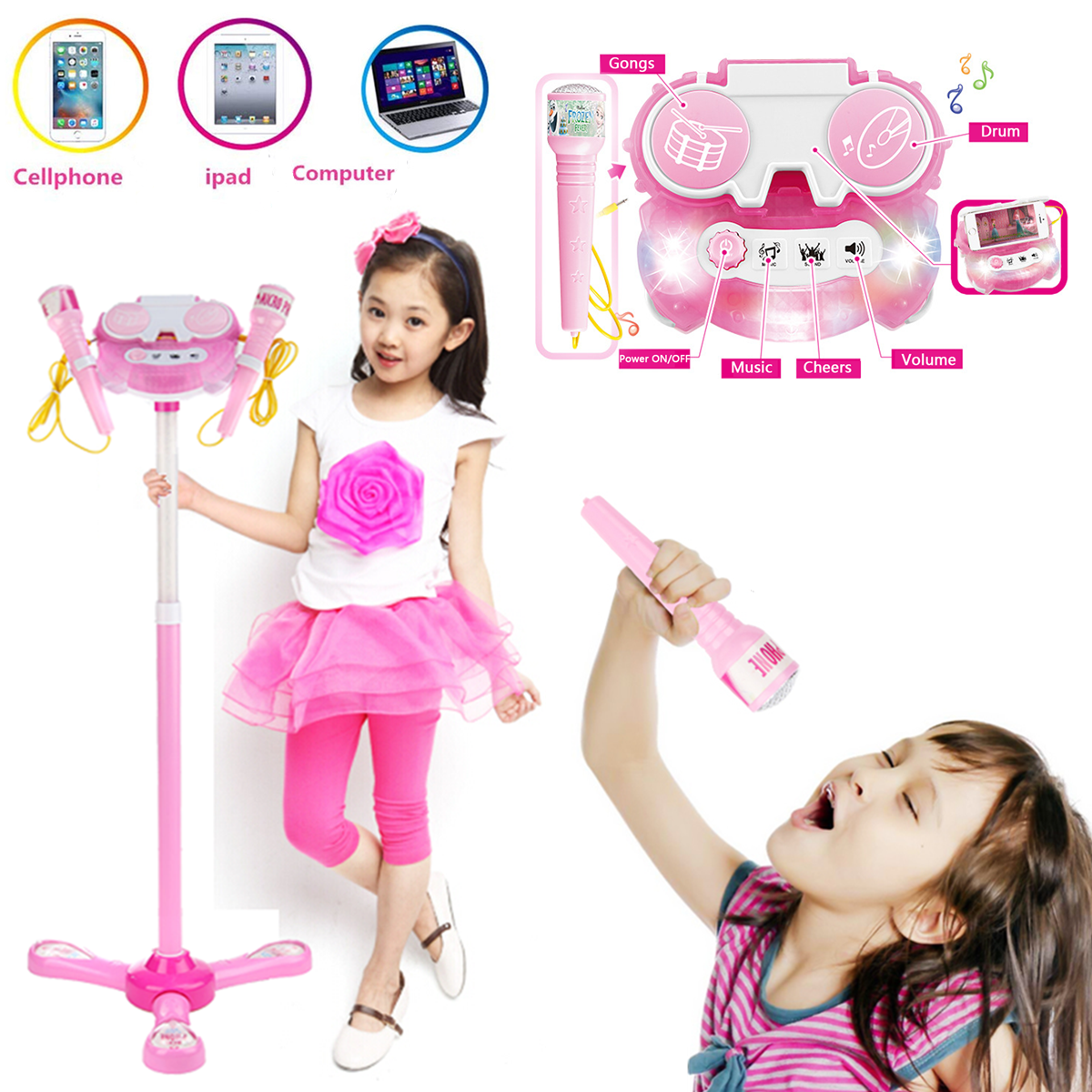 kidkraft sing along microphone & amp set