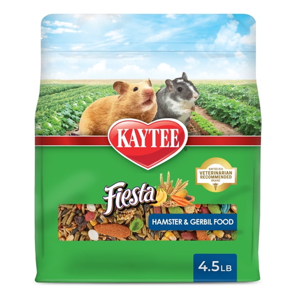 Kaytee Fiesta Hamster and Gerbil Food, 4.5 Pounds