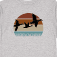 thumbnail image 4 of Inktastic Duck Hunting Retro Sunset Hunter Boys or Girls Long Sleeve Toddler T-Shirt, 4 of 5