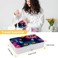 thumbnail image 5 of Cat Portable PU Leather Earring Organizer with Removable Compartment and Necklace Holder – Jewelry Stand Included, 5 of 6