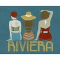 thumbnail image 3 of Vess, June Erica 14x12 Black Modern Framed Museum Art Print Titled - Vintage Bathing Beauties I, 3 of 5