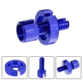 thumbnail image 3 of Unique Bargains 6 Pcs M8 Brake Clutch Cable Line Adjuster Screw for Motorcycle Aluminum Alloy Blue, 3 of 6