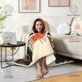 thumbnail image 4 of Cute Red Panda Wearable Blanket Hoodies for Women Men Adults Red Panda Lovers Soft Cozy Vintage Red Panda Hooded Blankets for Camping Bedding Decor Birthday Gifts 50X60 Inch, 4 of 5
