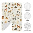 thumbnail image 5 of Honeii Dogs Funny Pets print 2-in-1 baby car seat canopy doubles as a nursing cover, fitting both genders & measuring 39x27.5in, 5 of 7