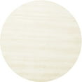 thumbnail image 1 of Ahgly Company Indoor Round Contemporary Blonde Beige Solid Area Rugs, 5' Round, 1 of 6