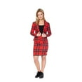thumbnail image 1 of OppoSuits OSWM-0003-US06 Ladies Opposuit Scottish, Medium Red - Size 6, 1 of 2