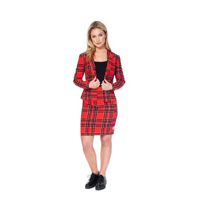 OppoSuits OSWM-0003-US06 Ladies Opposuit Scottish, Medium Red - Size 6