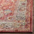 thumbnail image 3 of SAFAVIEH Bristol Xzavier Oriental Polyester Area Rug, Rose/Light Gray, 7' x 7' Square, 3 of 8