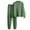Green, variant on 2 Piece Sets for Women, Ribbed Knit Sweater and Jogger Pants Set, Casual Warm Winter Matching Lounge Set