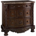 thumbnail image 1 of Ashley Furniture Table de Chevet Rive Nord 3 Tiroirs en Marbre Marron, 1 of 1