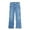 Blue-2345, variant on KIDSCOOL SPACE Kid Girl Boy,Elastic Band Inside Ripped Denim Wide-Leg Jeans Pants,Blue,9-10 Years